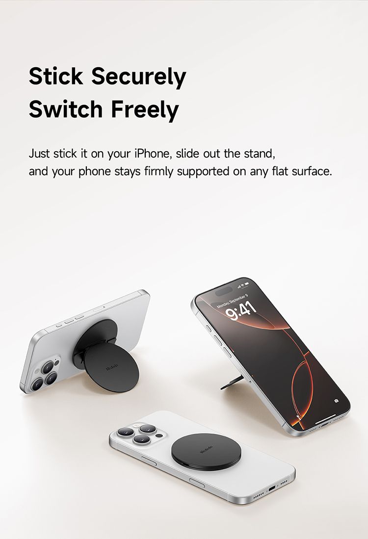 پاپ سوکت و هولدر انگشتی مگنتی آهنربایی از برند مک دودو مدل MCDODO MR-791 | جانبی360