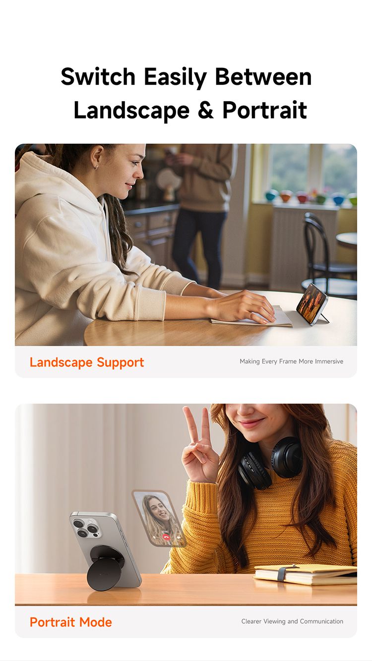 پاپ سوکت و هولدر انگشتی مگنتی آهنربایی از برند مک دودو مدل MCDODO MR-791 | جانبی360