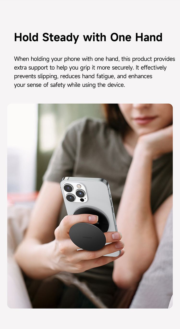 پاپ سوکت و هولدر انگشتی مگنتی آهنربایی از برند مک دودو مدل MCDODO MR-791 | جانبی360