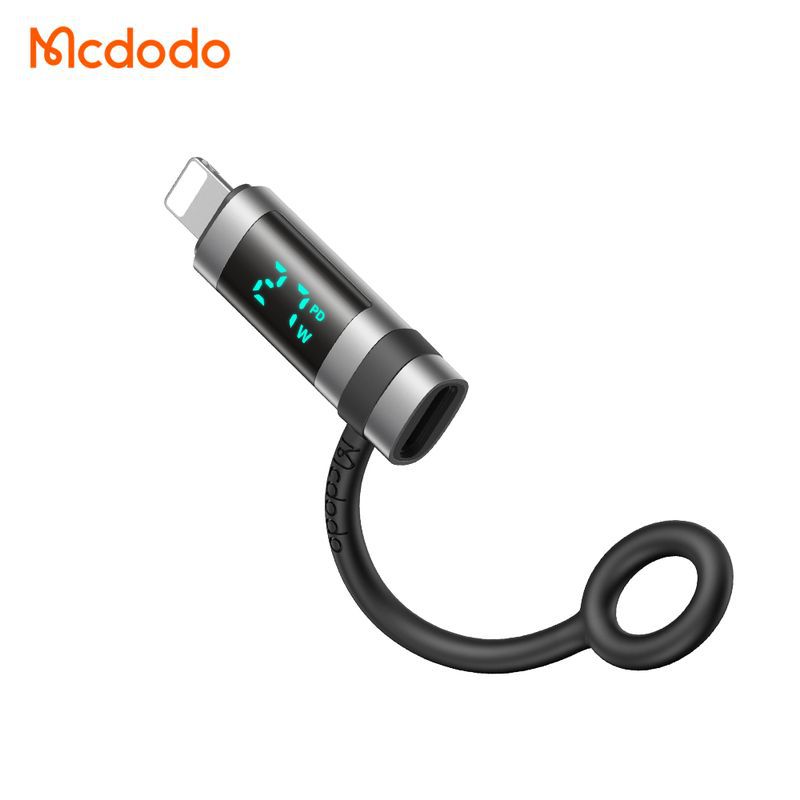 تبدیل پورت تایپ سی به لایتنینگ مک دودو مدل MCDODO OT-2610 با نمایشگر دیجیتال تبدیل پورت تایپ سی به لایتنینگ مک دودو مدل MCDODO OT-2610 با نمایشگر دیجیتال