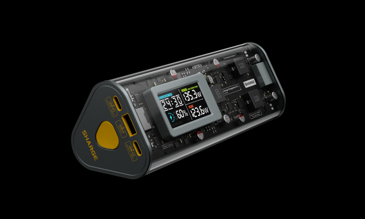 پاوربانک فست شارژ با قابلیت ضدآب و توان 170وات با ظرفیت 24000 میلی آمپرساعت از برند شارژ مدل SHARGE shargeek-SP170 بهمراه کابل شارژ تایپ سی به تایپ سی | جانبی360 پاوربانک فست شارژ با قابلیت ضدآب و توان 170وات با ظرفیت 24000 میلی آمپرساعت از برند شارژ مدل SHARGE shargeek-SP170 بهمراه کابل شارژ تایپ سی به تایپ سی | جانبی360