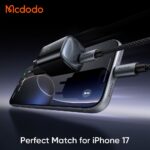 شارژر آداپتور دیواری مینی 45وات بهمراه کابل شارژ مک دودو مدل MCDODO CH-443 GaN with Cable