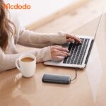 پاوربانک 35وات ظرفیت 10000 مک دودو مدل MCDODO MC-0730 بهمراه کابل شارژ جمع شونده تایپ سی