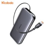 پاوربانک 35وات ظرفیت 10000 مک دودو مدل MCDODO MC-0730 بهمراه کابل شارژ جمع شونده تایپ سی