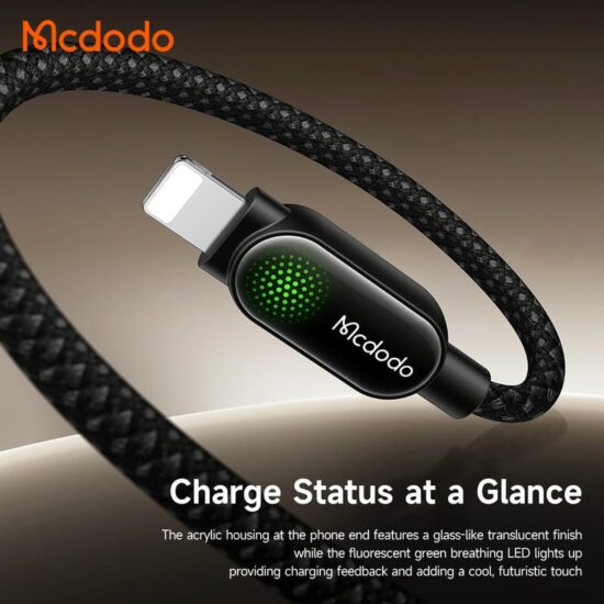 کابل شارژ سریع USB به لایتنینگ 3 آمپر مک دودو مدل MCDODO CA-4510 طول 1.2متر