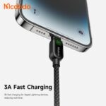 کابل شارژ سریع USB به لایتنینگ 3 آمپر مک دودو مدل MCDODO CA-4510 طول 1.2متر