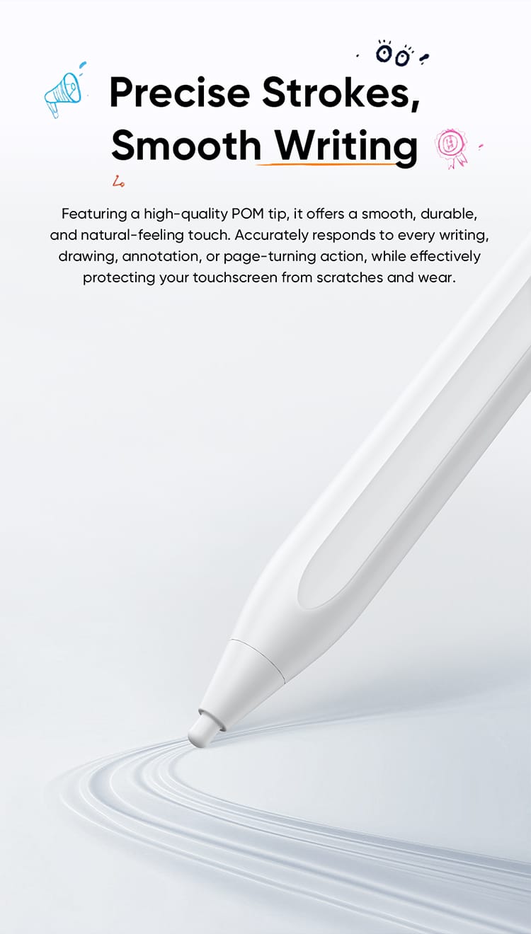 قلم لمسی استایلوس همه کاره ساپورت تمامی دستگاه های اندروید و ios از برند مک دودو مدل Mcdodo PN-0660 با قابلیت سیستم حذف اتوماتیک اثر دست روی صفحه نمایش (Palm Rejection) | جانبی360