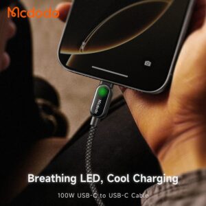کابل شارژ سریع تایپ سی به تایپ سی 100 وات مک دودو مدل MCDODO CA-5620 طول 1.2متر