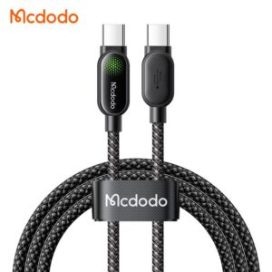 کابل شارژ سریع تایپ سی به تایپ سی 100 وات مک دودو مدل MCDODO CA-5620 طول 1.2متر