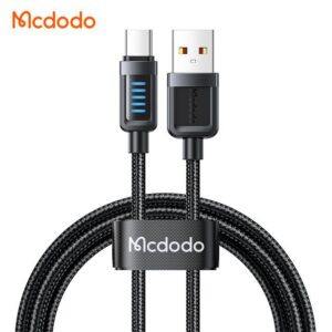 کابل شارژ سریع USB به تایپ سی 6 آمپر مک دودو مدل MCDODO CA-0330 نمایشگردار 1.2متر
