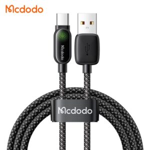 کابل شارژ سریع USB به تایپ سی 6 آمپر مک دودو مدل MCDODO CA-4520 نشانگر LED طول 1.2متر
