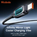 کابل شارژ سریع تایپ سی به تایپ سی 100وات مک دودو مدل MCDODO CA-0410 طول 1.2متر