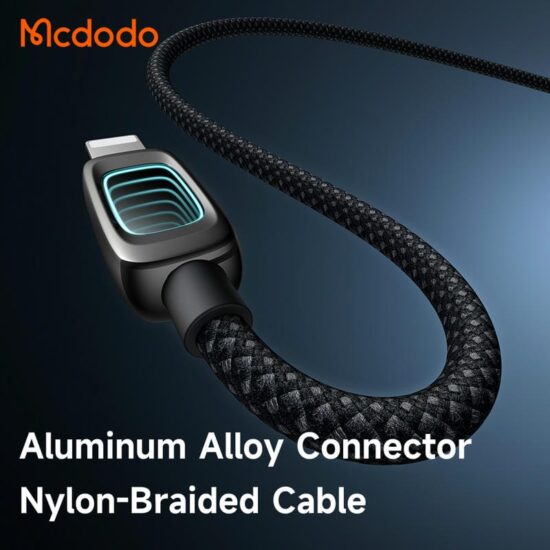 کابل شارژ سریع USB به لایتنینگ 3 آمپر مک دودو مدل MCDODO CA-0360 نمایشگردار 1.2متر