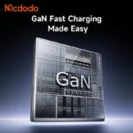 شارژر آداپتور دیواری 4پورت 100وات مک دودو مدل MCDODO GaN CH-8470 با کابل جمع شونده تایپ سی