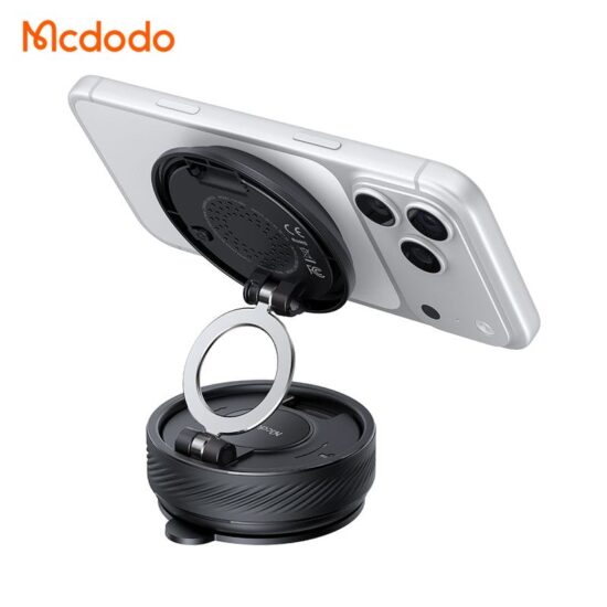 هولدر وکیوم شارژ وایرلس و نگهدارنده مگنتی تاشو موبایل مک دودو مدل MCDODO CH-8610