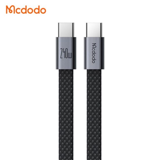 کابل شارژ تایپ سی به تایپ سی 240وات بدنه مگنتی مک دودو مدل MCDODO CA-9900 طول 1.2متر