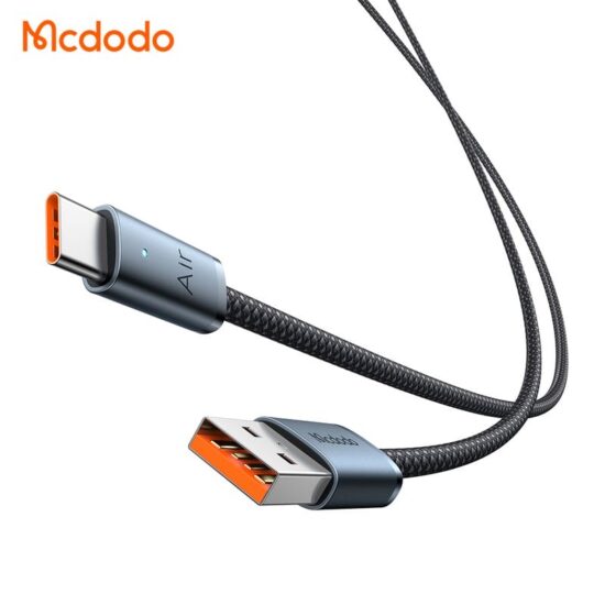 کابل شارژ سریع USB به تایپ سی 6 آمپر مک دودو مدل MCDODO CA-132 طول 1.2متر