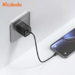 پاوربانک 45وات 20000 مک دودو مدل MCDODO MC-0950 با کابل شارژ متصل تایپ سی