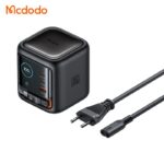 شارژر آداپتور دیواری 4پورت 100وات مک دودو مدل MCDODO GaN CH-1391 با کابل جمع شونده تایپ سی