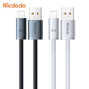 کابل شارژ سریع USB به لایتنینگ 3 آمپر مک دودو مدل MCDODO CA-122 طول 1.2 و 1.8متر
