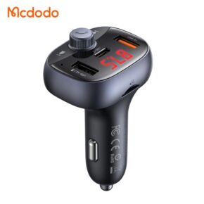 شارژر فندکی 3پورت 72وات با قابلیت تماس و پخش موسیقی مک دودو مدل MCDODO CC-5950