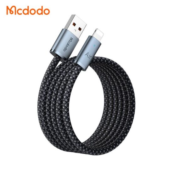 کابل شارژ سریع USB به لایتنینگ 3 آمپر مک دودو مدل MCDODO CA-122 طول 1.2 و 1.8متر