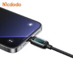 کابل شارژ سریع USB به لایتنینگ 3 آمپر مک دودو مدل MCDODO CA-0360 نمایشگردار 1.2متر