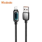 کابل شارژ سریع USB به لایتنینگ 3 آمپر مک دودو مدل MCDODO CA-0360 نمایشگردار 1.2متر