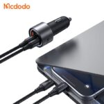 شارژر فندکی 3پورت 90وات برند مک دودو مدل MCDODO CC-3110