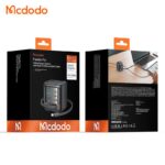 شارژر آداپتور دیواری 4پورت 100وات مک دودو مدل MCDODO GaN CH-1391 با کابل جمع شونده تایپ سی