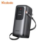 پاوربانک و آداپتور شارژ دیواری 45وات ظرفیت 10000 مک دودو مدل Mcdodo MC-8051 بهمراه کابل جمع شوند تایپ سی