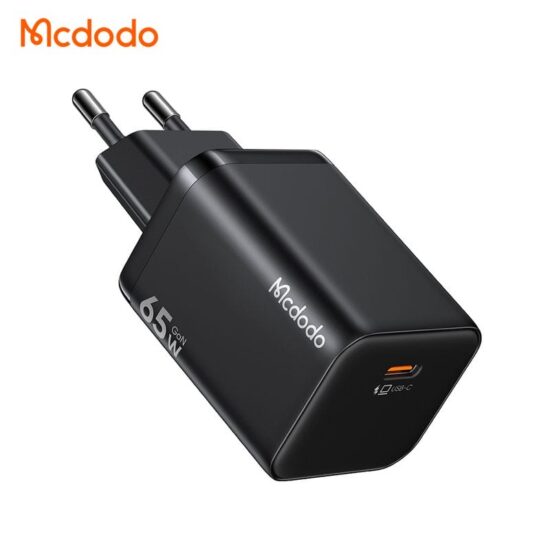شارژر آداپتور دیواری مینی 65وات برند مک دودو مدل MCDODO GaN CH-0850