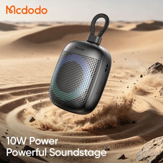 اسپیکر بلوتوثی قابل حمل مک دودو مدل MCDODO BS-8970 بهمراه رقص نور