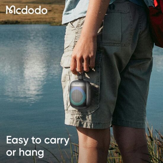 اسپیکر بلوتوثی قابل حمل مک دودو مدل MCDODO BS-8970 بهمراه رقص نور