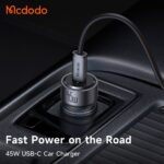 شارژر فندکی 45وات (SFC2.0) برند مک دودو مدل MCDODO CC-1520