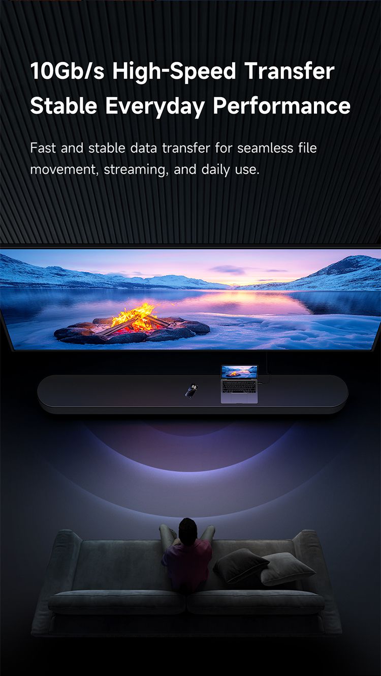 کابل انتقال تصویر (4K @ 60Hz) با کیفیت Ultra HD تبدیل HDMI به تایپ سی از برند مک دودو مدل MCDODO CA-790 به طول 2متر از جنس کنفی | جانبی360