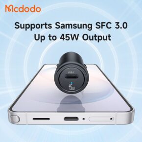شارژر فندکی 45وات (SFC3.0) مک دودو مدل MCDODO CC-7495 بهمراه کابل شارژ