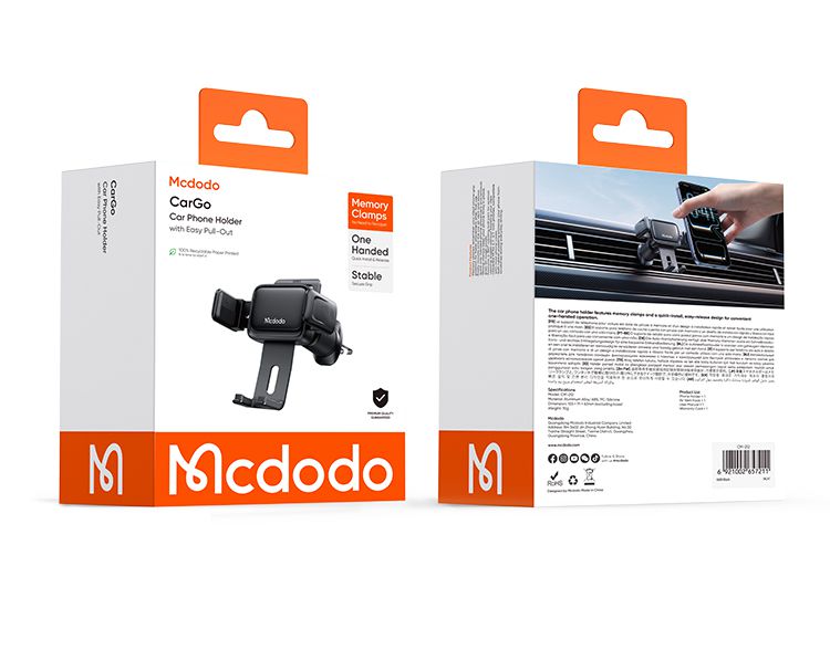 هولدر و نگهدارنده موبایل دریچه کولری از برند مک دودو مدل MCDODO CH-2121 | جانبی360 هولدر و نگهدارنده موبایل دریچه کولری از برند مک دودو مدل MCDODO CH-2121 | جانبی360