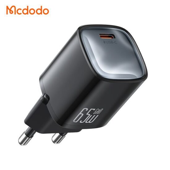 شارژر آداپتور دیواری مینی 65وات SFC3.0 مک دودو مدل MCDODO GaN CH-826