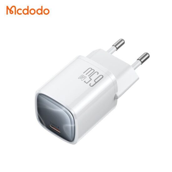 شارژر آداپتور دیواری مینی 65وات SFC3.0 مک دودو مدل MCDODO GaN CH-826