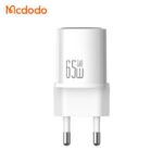 شارژر آداپتور دیواری مینی 65وات SFC3.0 مک دودو مدل MCDODO GaN CH-826