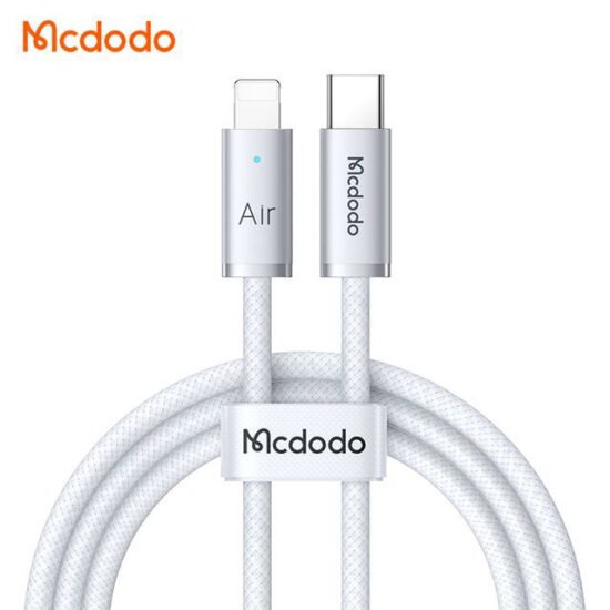 کابل شارژ تایپ سی به لایتنینگ 36وات مک دودو مدل MCDODO CA-778 طول 1.2 و 1.8متر