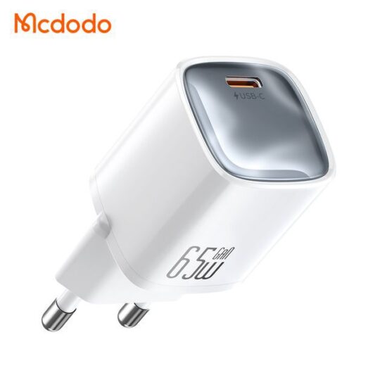 شارژر آداپتور دیواری مینی 65وات SFC3.0 مک دودو مدل MCDODO GaN CH-826