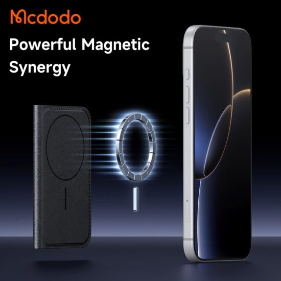 جاکارتی چرمی مگنتی پشت موبایل برند مک دودو مدل MCDODO WH-3530