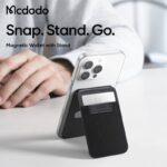 استند+جاکارتی چرمی مگنتی پشت موبایل برند مک دودو مدل MCDODO WH-205