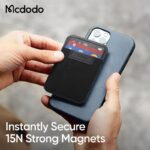 استند+جاکارتی چرمی مگنتی پشت موبایل برند مک دودو مدل MCDODO WH-205