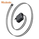 شارژر آداپتور دیواری 3پورت 67وات مک دودو مدل MCDODO GaN CH-8640 با 2کابل جمع شونده تایپ سی