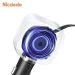 شارژر فندکی 93وات 3 پورت با کابل متصل تایپ سی مک دودو مدل MCDODO CC-8670