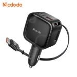 شارژر فندکی 130وات 3پورت با کابل متصل تایپ سی مک دودو مدل MCDODO CC-8710