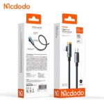 کابل شارژ سریع هوشمند 90درجه تایپ سی به لایتنینگ 36 وات مک دودو مدل MCDODO CA-5860  قطع کن اتومات طول 1.2متر